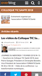 Mobile Screenshot of colloqueticsante.fr